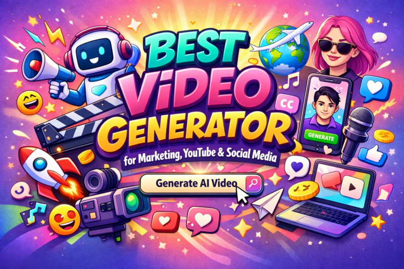 Best Video Generator for Marketing, YouTube & Social Media