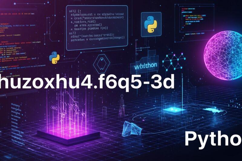 Huzoxhu4.f6q5-3d Python: Complete Guide to Understanding, Handling, and Using Such Identifiers